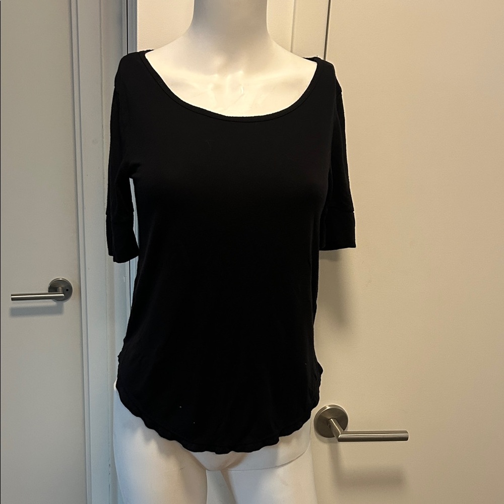 H&M Black Long Sleeve Women's Tee